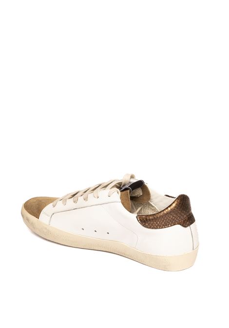 White/beige suprime sneaker 4B12 | SUPRIME DPELLE/CAM-DB259